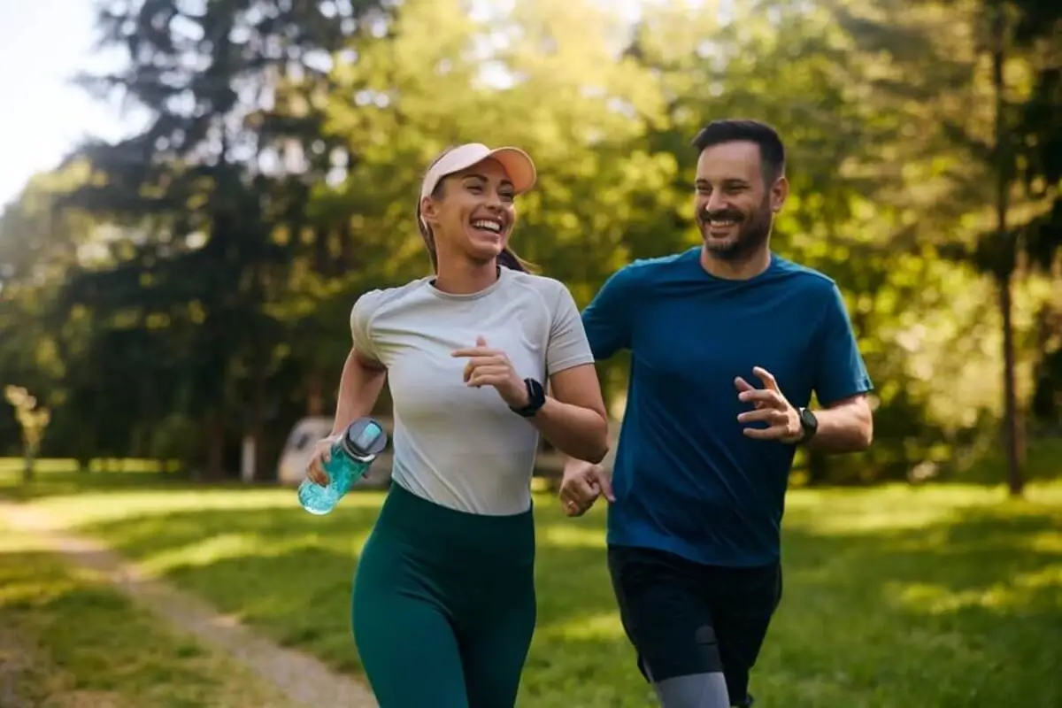 Athlete wearing a mouthguard for dental protection during sport